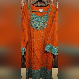 SIGNATURE JMB VINTAGE INDIAN DRESS